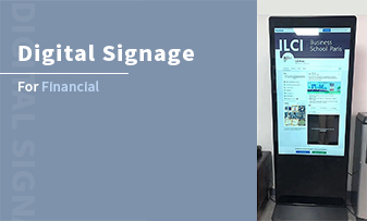 43" non touch free stand advertising display