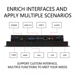 Industrial touch screen panel windows panel pc multi touch panel pc SYET