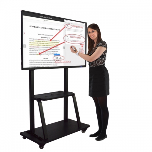 SYET 55 "Smart Digital Interactive White Green Board für das Home Office im Klassenzimmer 4K-Touchscreen-Monitor überwacht Computer