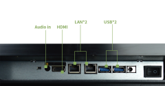 SYET 43-Zoll-Werbedisplay Vertikales Indoor-Video USB-Digitalmenuboard Wand-LCD-Beschilderung USB-WIFI-Unberührungsbeschilderung für den Einzelhandel