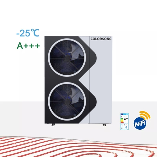 Heating Cooling Air to Water Heatpump 10KW 24KW WIFI R32 DC Inverter Air Source Heat Pump Water Heater