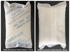 Paquet de gel de silice en tissu non tissé