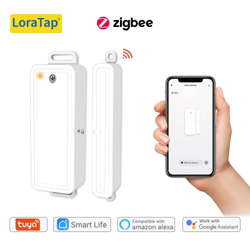 Tuya Smart Life ZigBee 3.0 Door and Window Sensor Door Open / Closed Detectors WiFi App Notification Alert Security Alarm