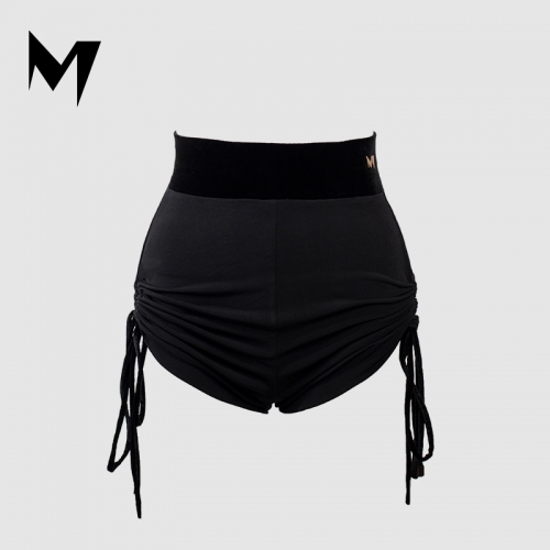 High-Waisted Drawstring Shorts #407