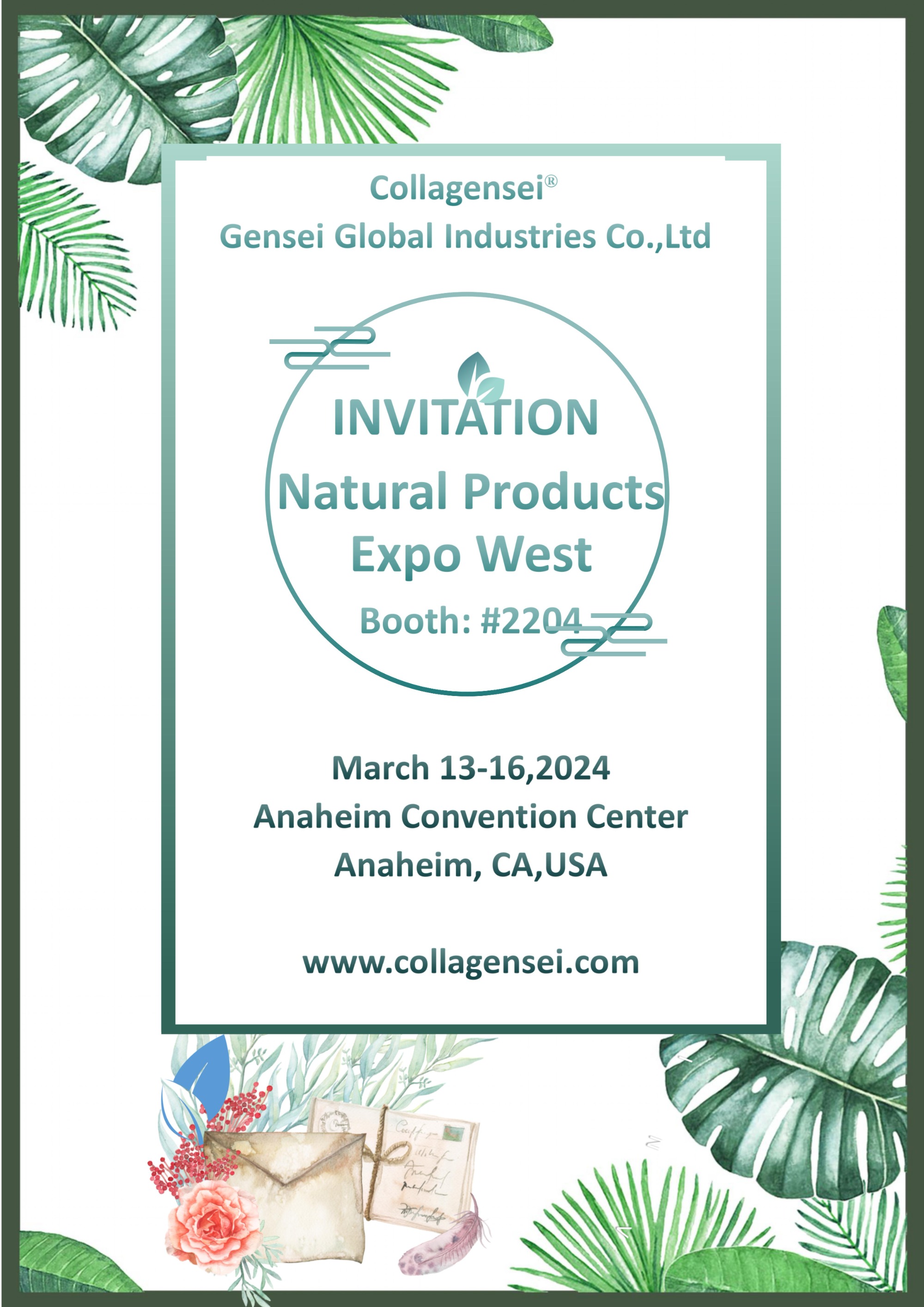 Natural Products Expo West 2024-Collagensei Inc