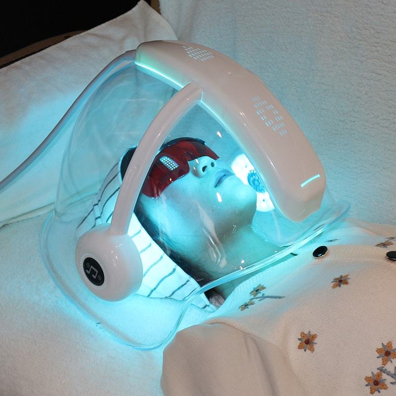 Máquina facial de oxígeno Intraceuticals de salón profesional con domo de oxígeno LED 2023