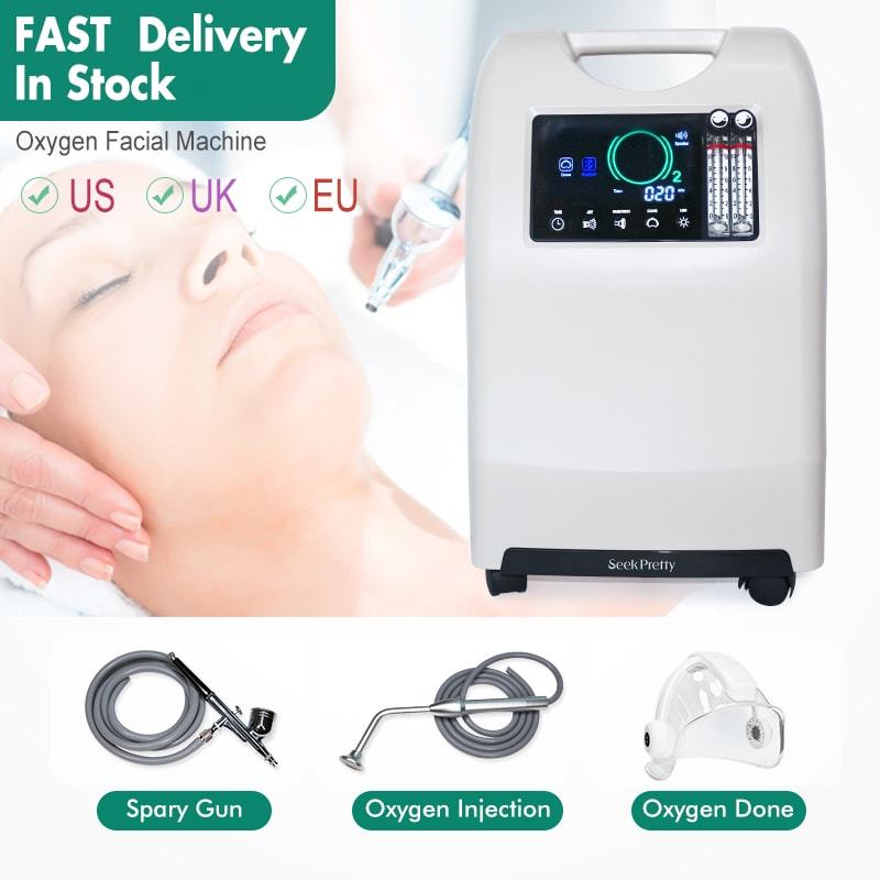 2024 LED SEEK PRETTY Oxygen Dome Professional Salon Intraceuticals Oxygen Facial Machine