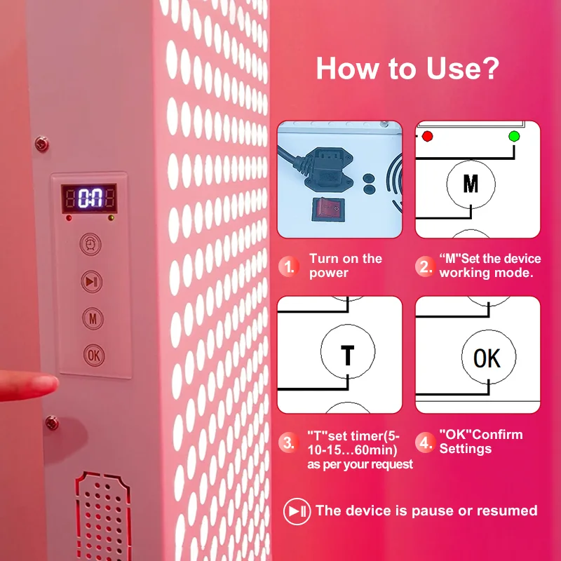 Manufacturer Clinical Standard 850/660 Red/ NIR Therapy Full Body Panel PBM LED Panel