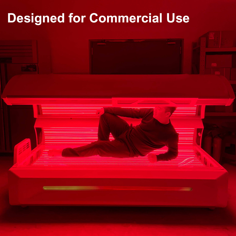 Commercial Use 5200W Red Light Full Body Therapy Bed PBM Body Bed Near Infrared Therapy Pod