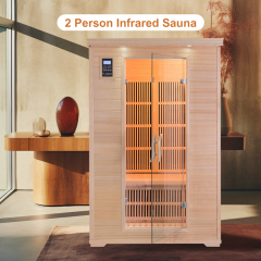 Home Skin 2 Person Low EMF Infrared Sauna Sale