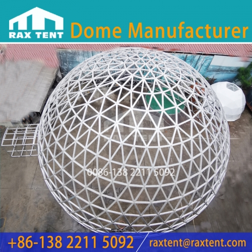 RAX TENT Big Geodesic Dome Tent 20M for Office and Restaurant Permanent Tent House With Aluminum Frame and Glass