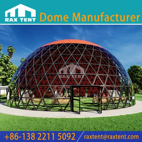 RAXTENT 20M Outdoor Big Geodesic Dome Tent for Sport and Gym With Aluminum Alloy Structure for Sale