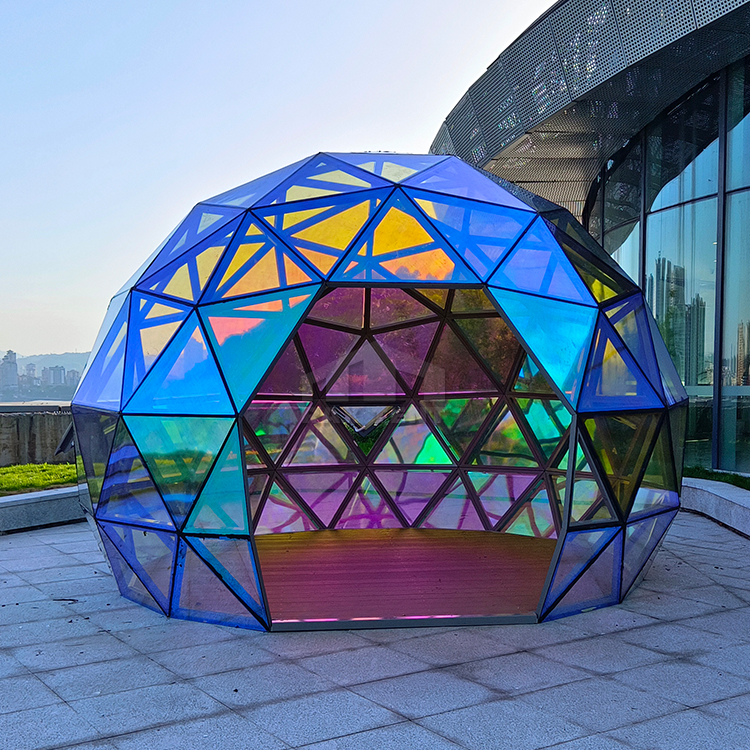 RAXTENT Exclusive Custom Colorful Glass Dome Tent for Mini Shop