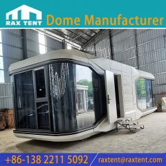 RAXTENT Space Capsule Prefab House for Glamping Hotel and Family Resort