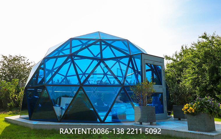 glass yoga dome