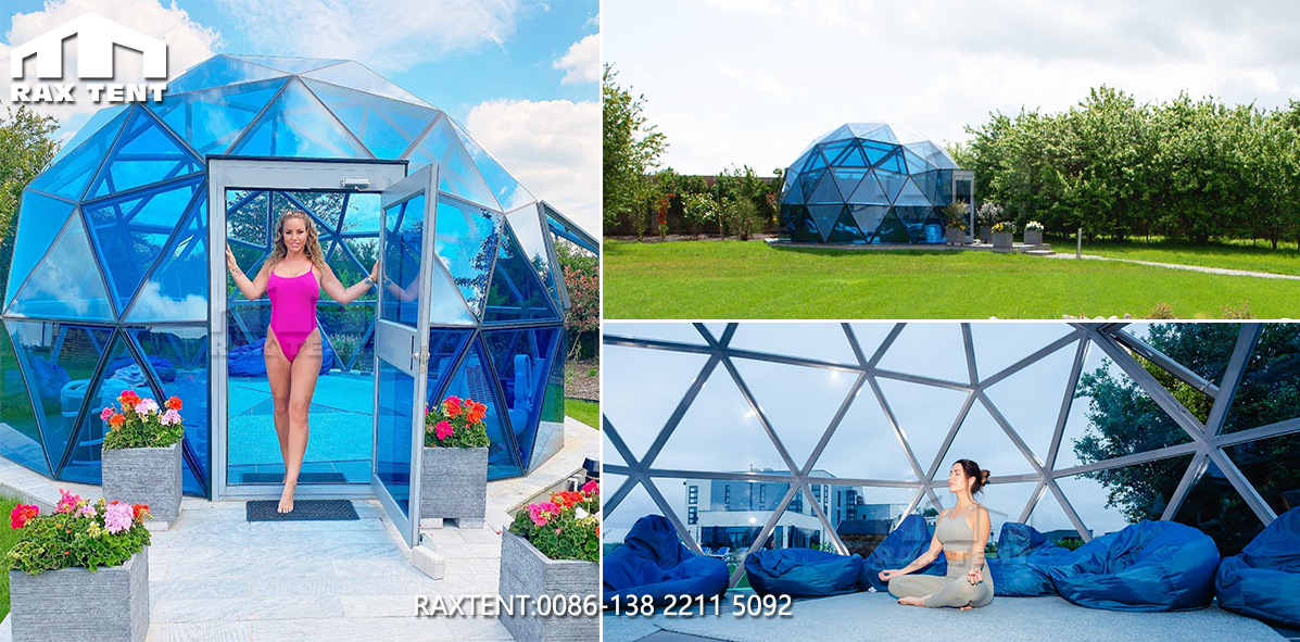 glass dome tent