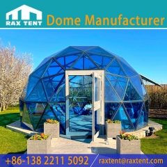 RAXTENT 6M Soundproof Glass Dome Tent for Backyard Garden Yoga and Meditation House