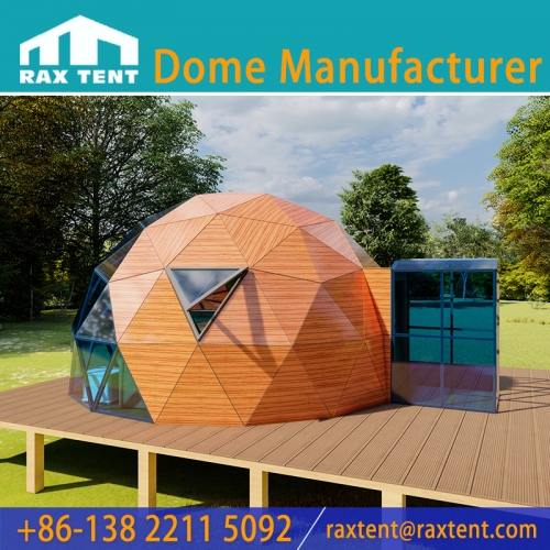 Glass Dome Tent for Outdoor Glamping Hotel Room with Insulated Panels