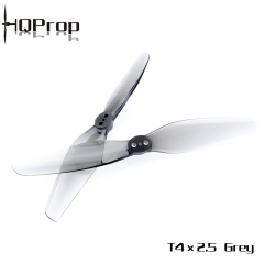 HQProp T4X2.5Grey （2CW+2CCW)-Poly Carbonate