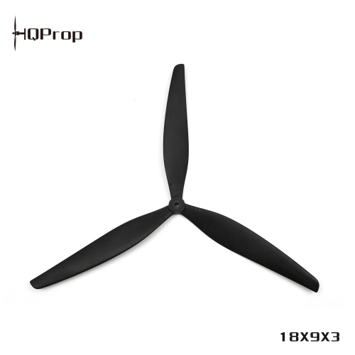 HQProp 18X9X3 (1CW+1CCW) Black-Glass Fiber Reinforced Nylon HQProp 18X9X3 (1CW+1CCW) Black-Glass Fiber Reinforced Nylon