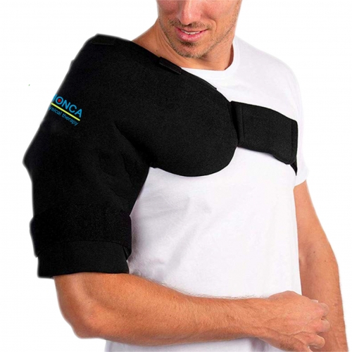 Shoulder gel pack wrap