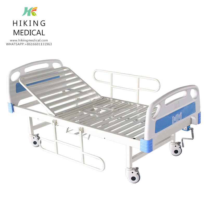 One Crank Function Medical Manual Bed For Hospital Manual Hospital Bed