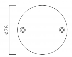 Stainless steel fire door locked Sign Plate SP019