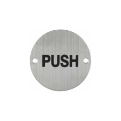 Push&Pull Sign Plate Fire Door Pull Sign Push Sign SP014