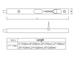 Door Bolt DB-05