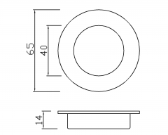 FP-01 Stainless Steel Cavity Handle Hidden Handle Basement Cover