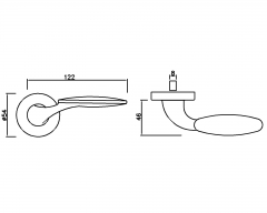 Stainless Steel Door Handle HC-150