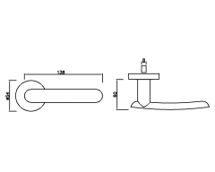 Stainless Steel Door Handle HC-049