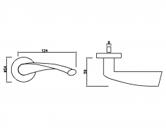 Stainless Steel Door Handle IH-051