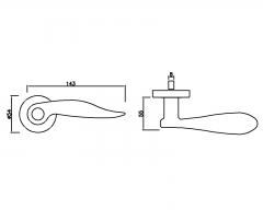 Stainless Steel Door Handle HC-073