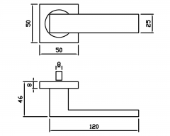 Stainless Steel Door Handle HH-040-A