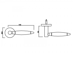 Stainless Steel Door Handle HC-119