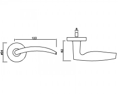 Stainless Steel Door Handle HC-047