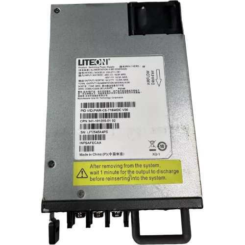 Cisco PWR-C5-715WDC 715W DC Power Supply for Catalyst 9500 Series