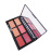 New arrival 3D card 6 color blush palette with mirror