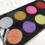 Newest cosmetic glamour booklet 6 colors eyeshadow factory direct sale