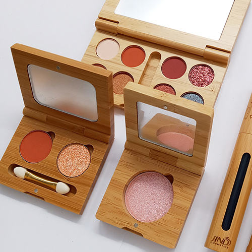 Single color eyeshadow/ blush / contour bamboo Natural makeup