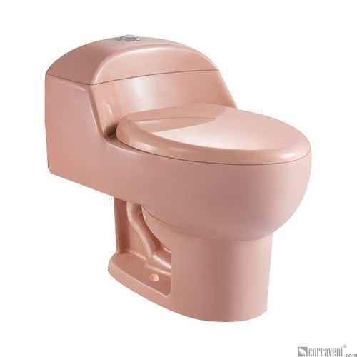 SH111-Apricot ceramic siphonic one-piece toilet