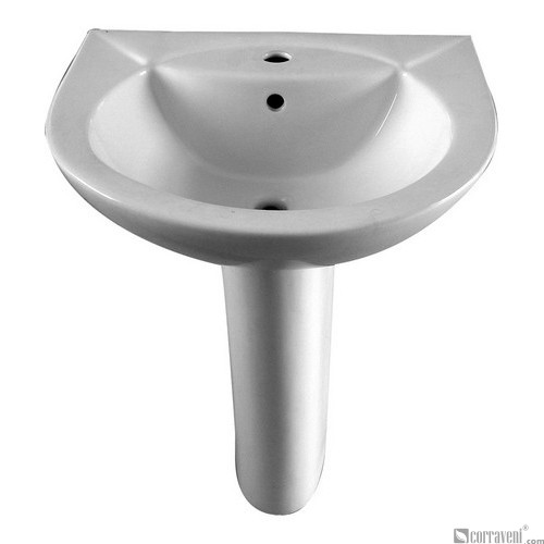 UR241 ceramic pedestal basin