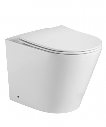 ME124-P ceramic back-to-wall toilet pan