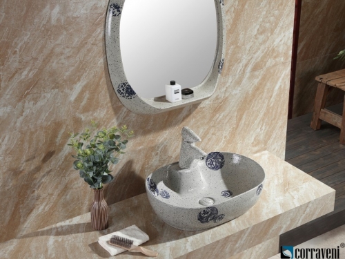 CN0037 ceramic countertop basin