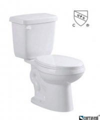 EE3722 ceramic siphonic two-piece toilet