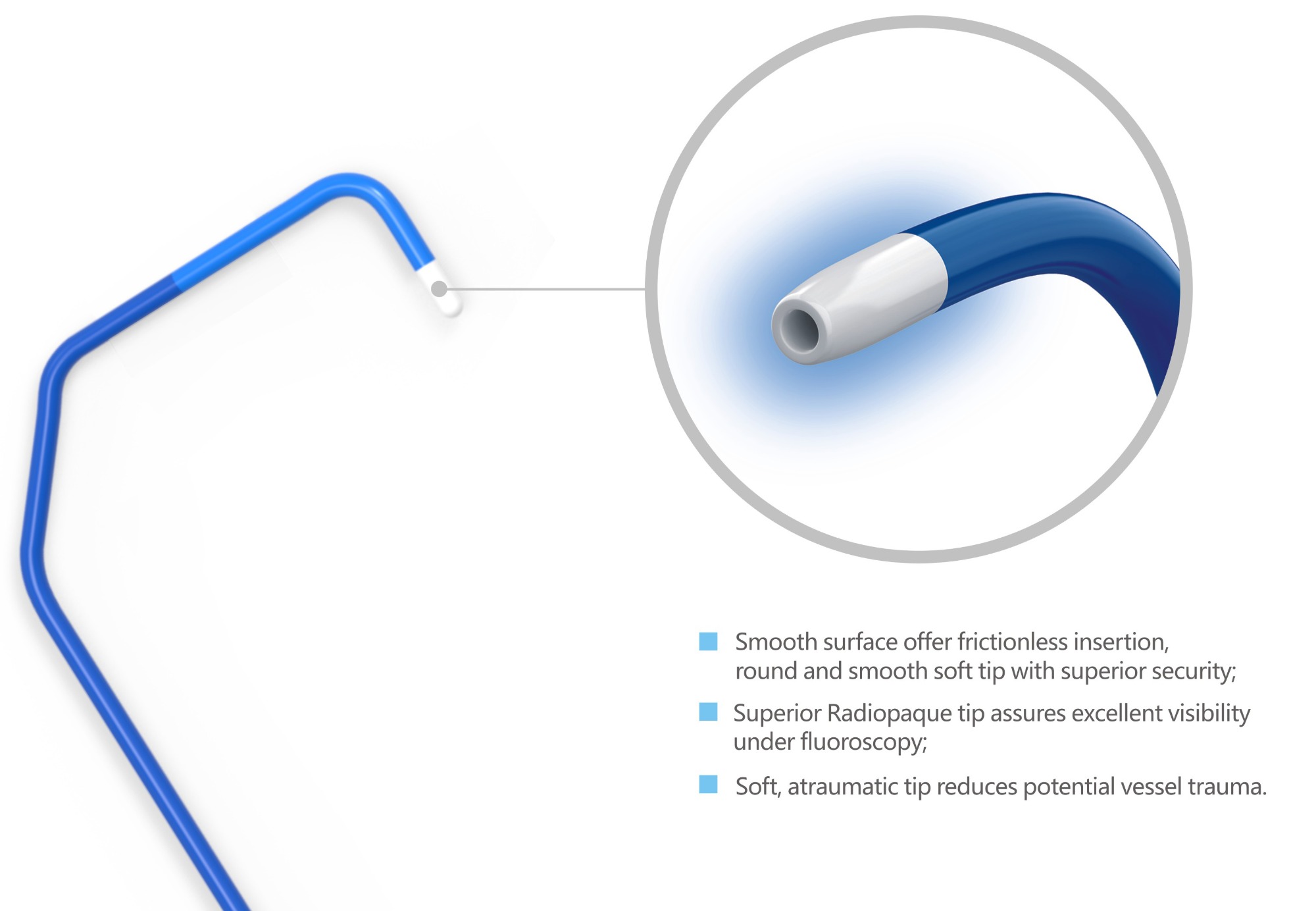 Angiographic catheter