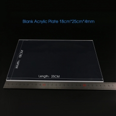 Blank Cast Acrylic Sheet Plate PMMA Engraving Material TDL-A