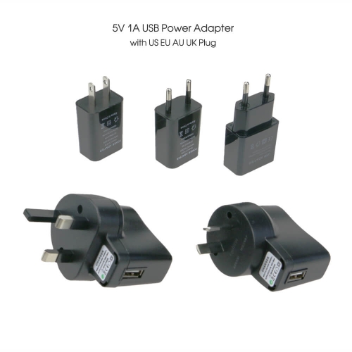 DC 5V EU US AU USB Power Adapter TDL-UC