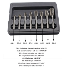 T01 8pcs-Carbide Burr Set